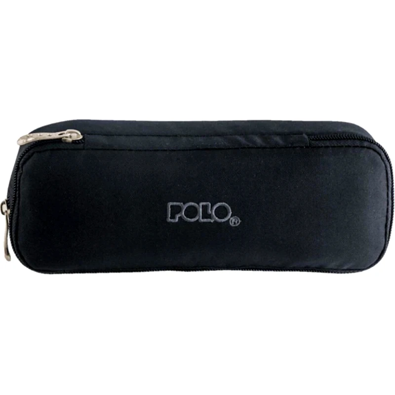 POLO Κασετίνα Οβάλ Polo Θήκη Duo Box Διπλή Μαύρο