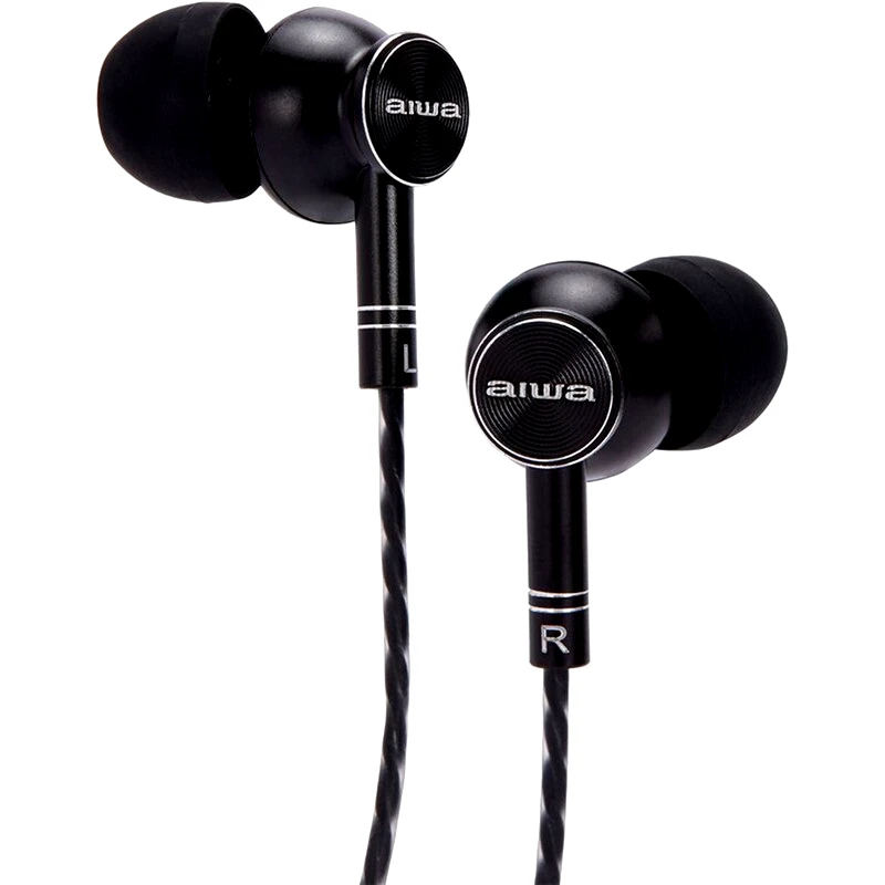 AIWA Ακουστικά Handsfree Aiwa ESTM100 3.5mm Jack - Μαύρο