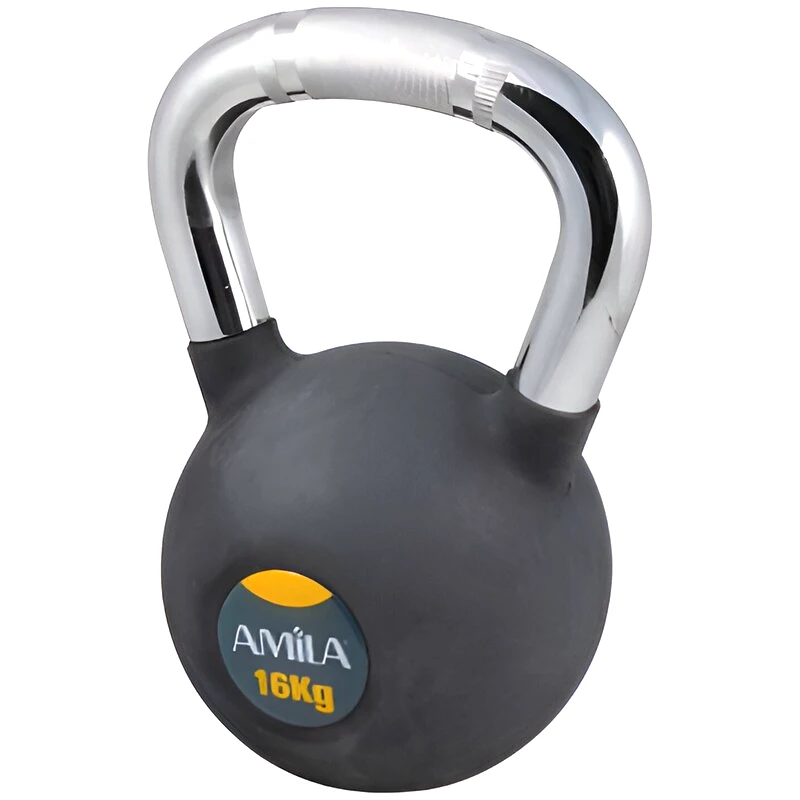 AMILA Kettlebell Amila με Επένδυση Λάστιχου 16 kg
