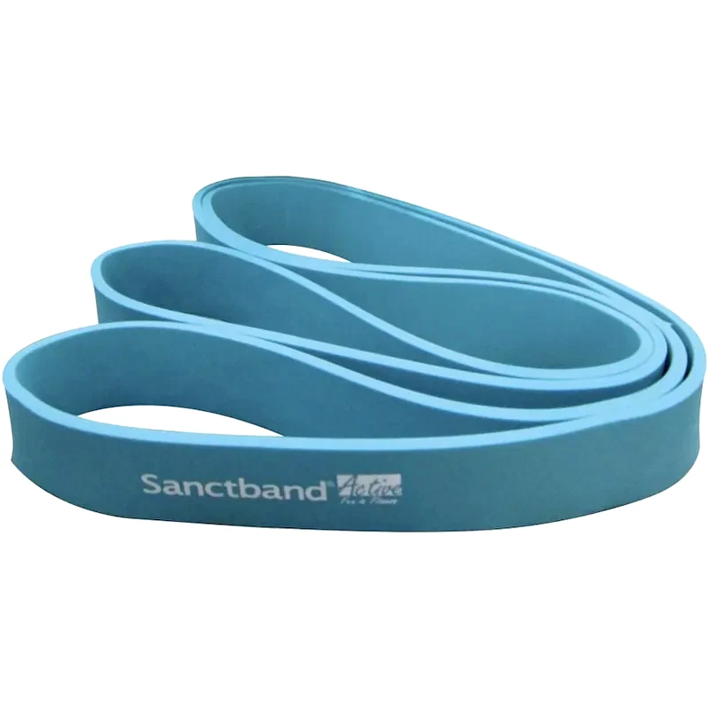 SANCTBAND Λάστιχο Γυμναστικής Sanctband Active Super Loop Band Σκληρό+ - Μπλε