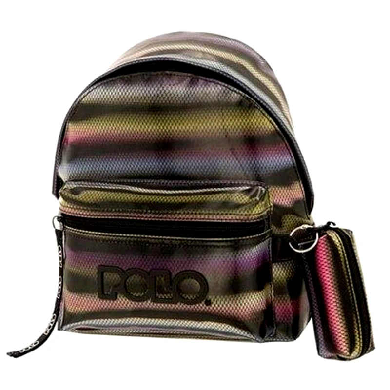 POLO Τσάντα Πλάτης Polo Mini Ragazza Multi Pink Πολύχρωμη