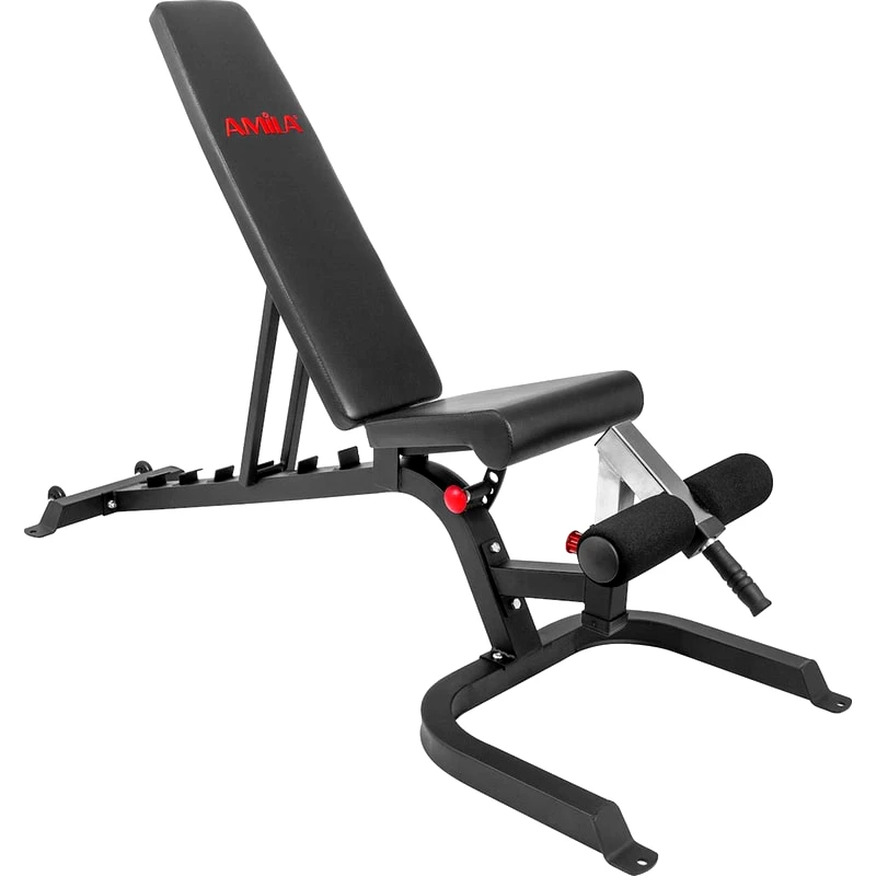 AMILA Ρυθμιζόμενος Πάγκος Γυμναστικής Amila 173x65cm - Μαύρος