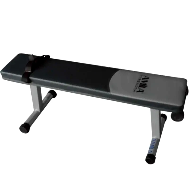 Οριζόντιος Πάγκος Γυμναστικής Amila Multi Function Flat Bench 4391 43x112x43cm - Μαύρο