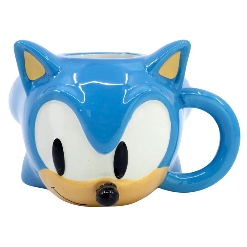 STOR Κούπα 3D Stor Sonic Head Κεραμική 350 ml - Μπλε