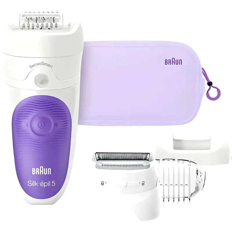 BRAUN Σετ Αποτρίχωσης BRAUN SE5549 Μωβ
