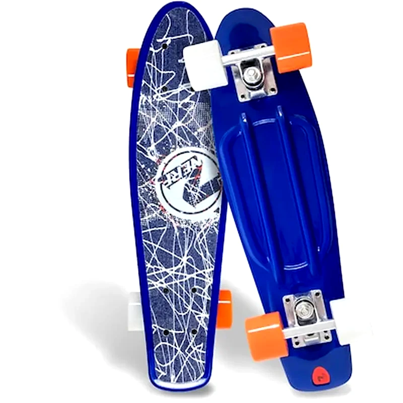 FLYBAR Skateboard Nerf Nation C4 (blu- Lines) 22 Ιντσών