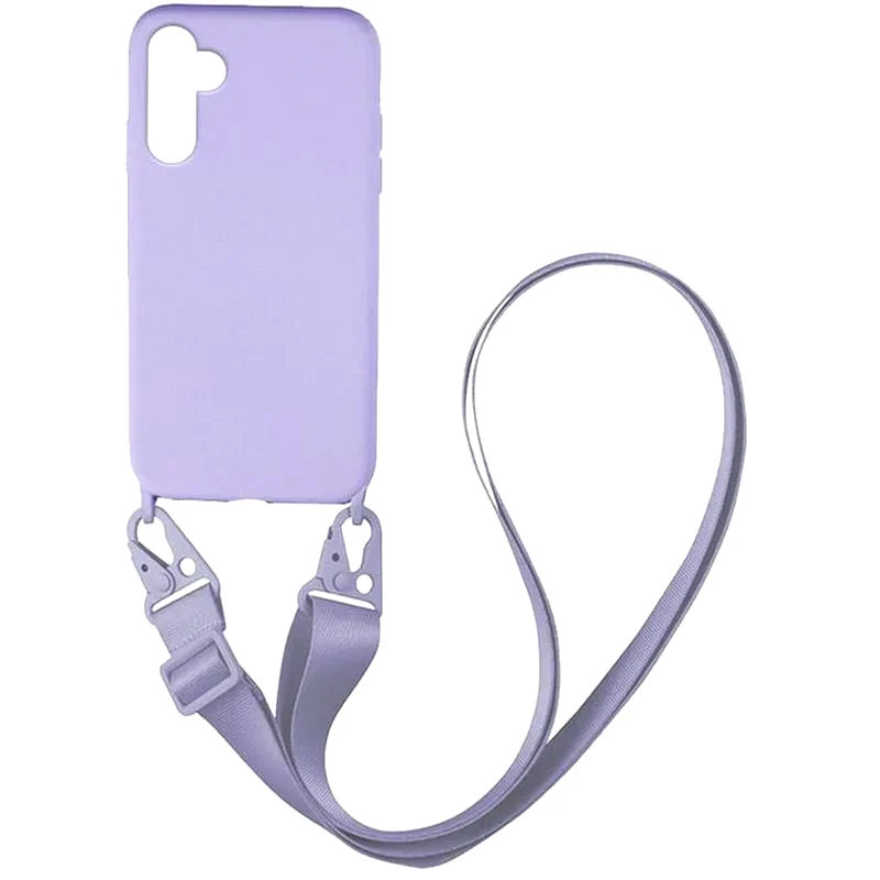 Θήκη Samsung Galaxy A13 5G - Sonique Carryhang Liquid Silicone Strap - Λιλά φωτογραφία