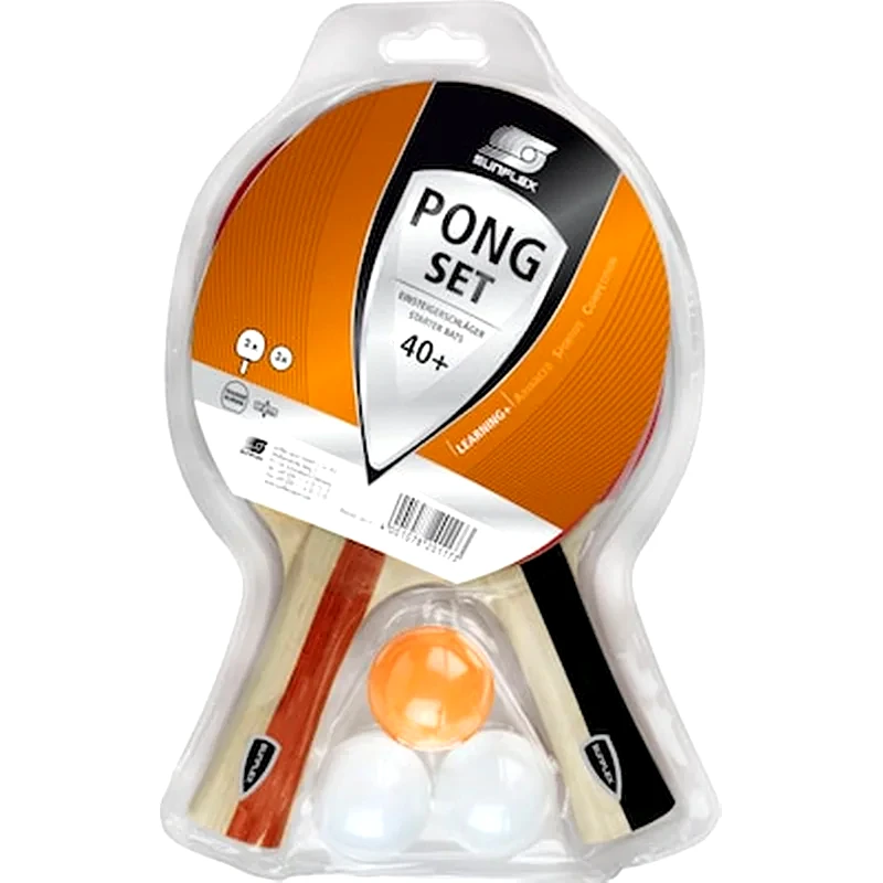 SUNFLEX Σετ Pong (2 Ρακέτες + 3 Μπαλάκια)