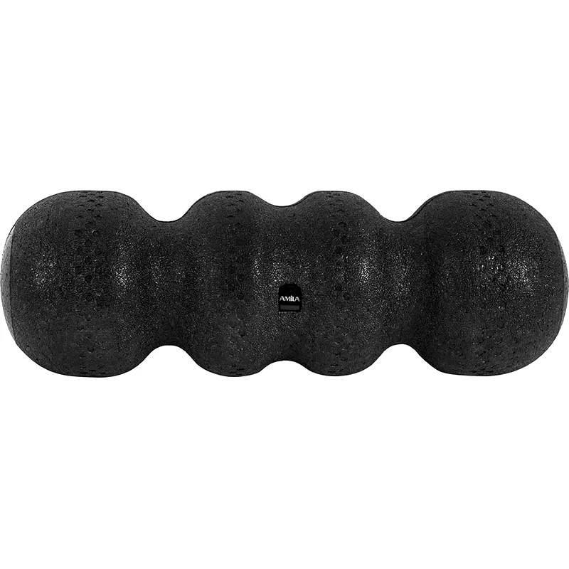 AMILA Foam Roller Amila Soft 96801 από EVA και ABS 45x15 cm - Μαύρο