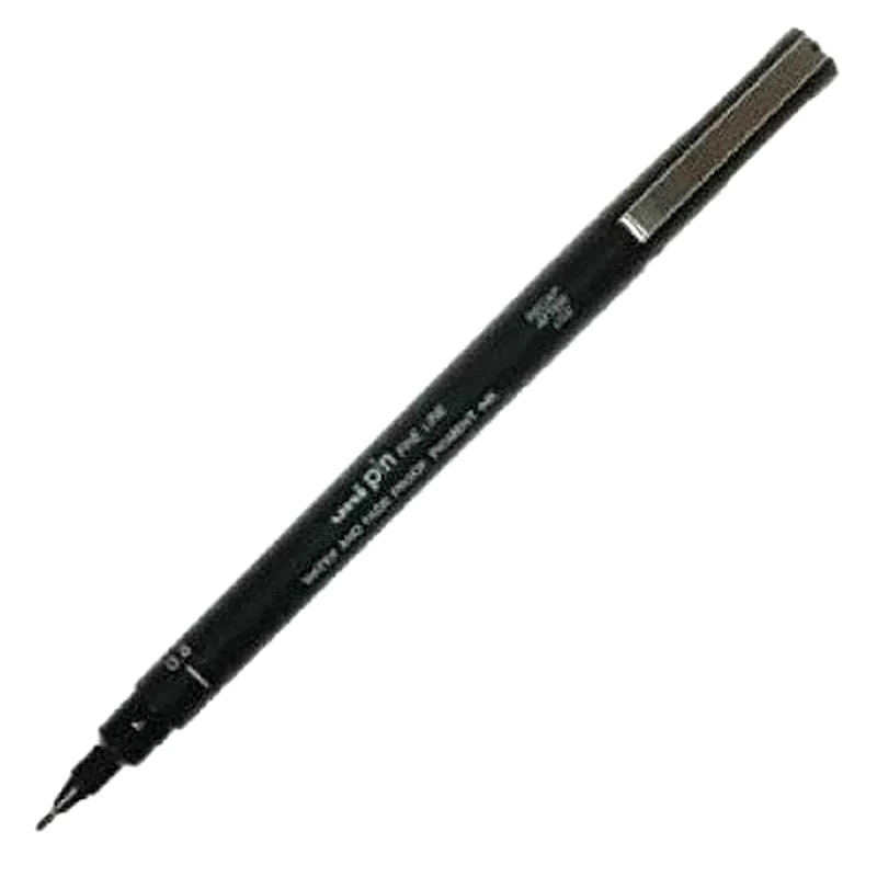UNI Uni Μαρκαδόρος Λεπτής Γραφής 0.8mm Fineliner Black