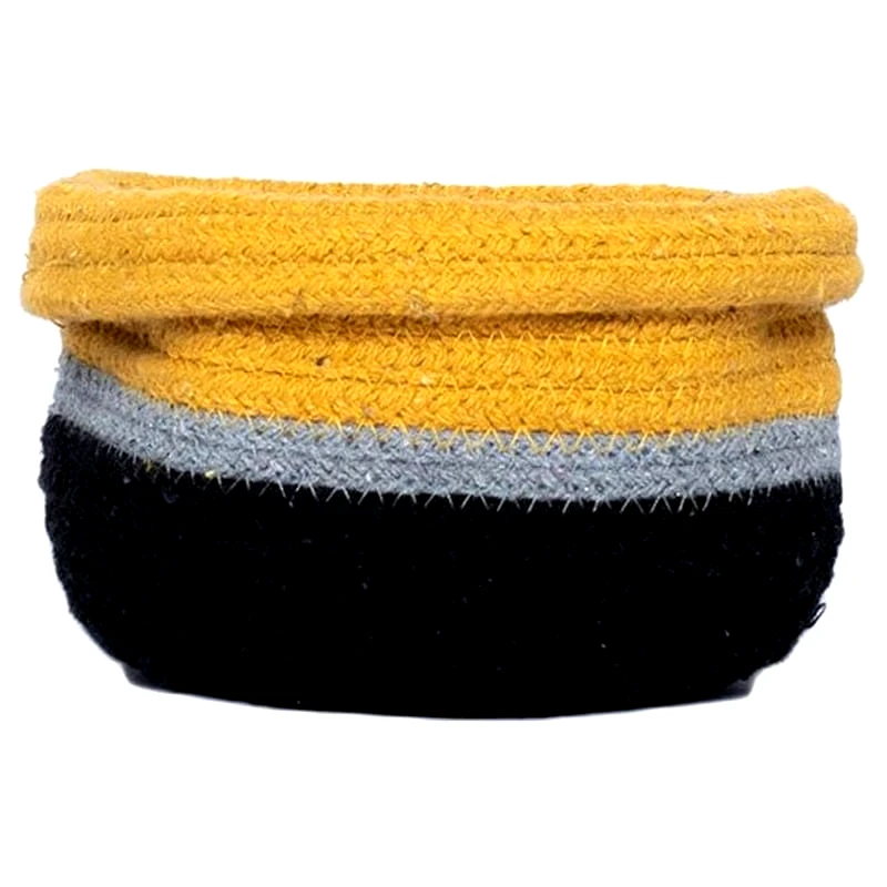 PALAMAIKI Διακοσμητικό Καλάθι Palamaiki Hil από Βαμβάκι 15x12 cm - Πολύχρωμο