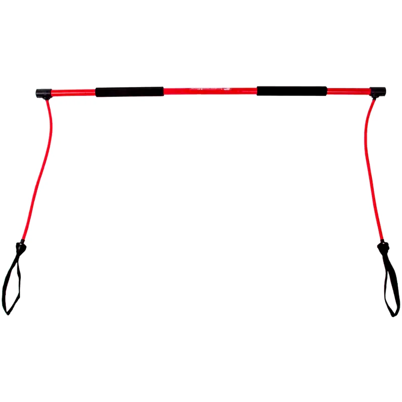 INSPORTLINE Μπάρα Ενδυνάμωσης InSportline 130 cm - Κόκκινο/Μαύρο