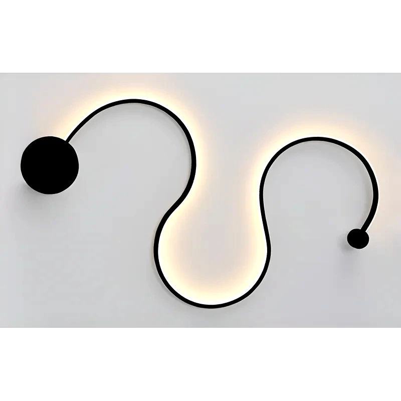 Φωτιστικό Τοίχου Ecolight L2006b - Μαύρο