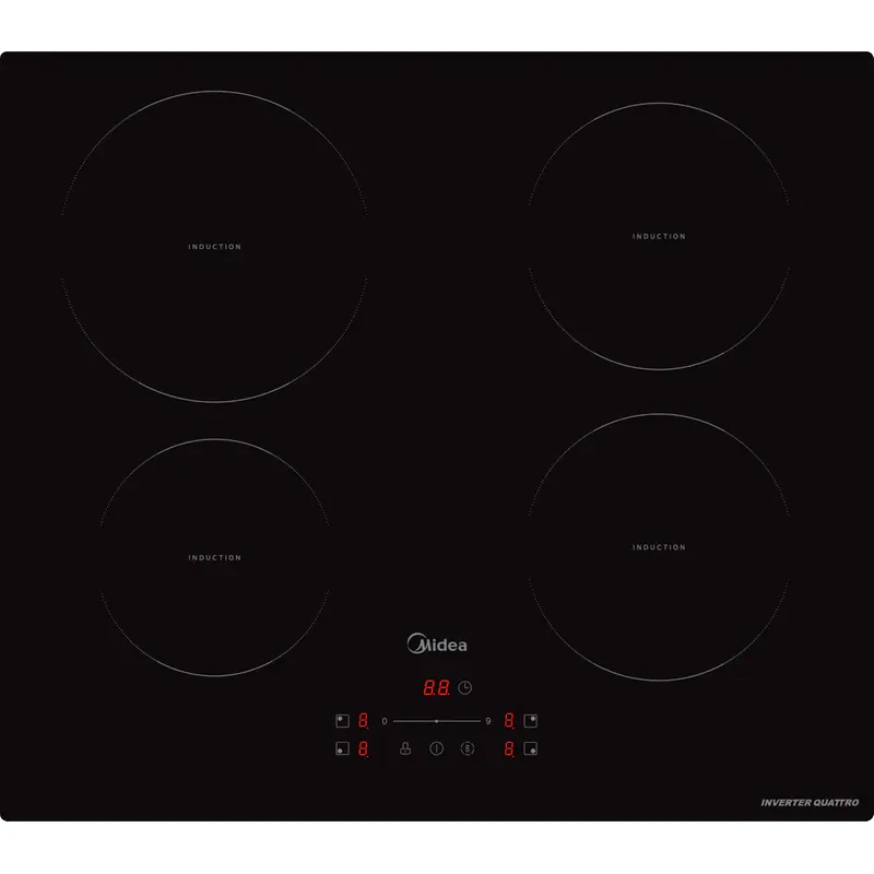 MIDEA MIDEA MIH740F238K0 59cm Μαύρο Εστία Επαγωγική Αυτόνομη