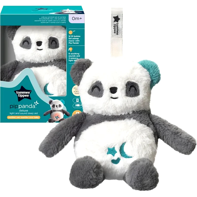 TOMMEE TIPPEE Tommee Tippee Λούτρινο Βρεφικό Κρεμαστό Παιχνίδι Pip Panda Deluxe