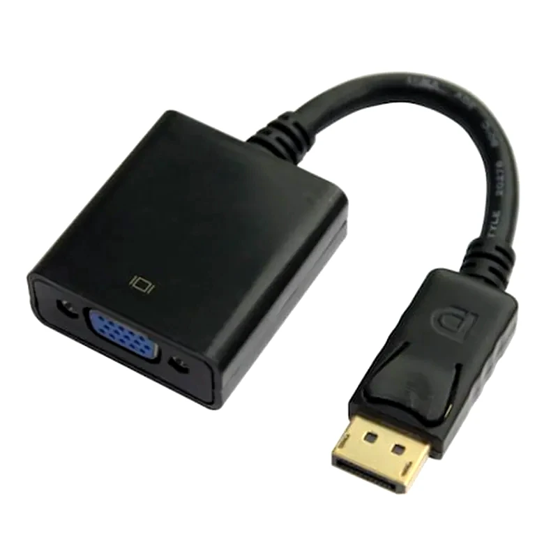 OEM Adapter No Brand, Dp To Vga, Black – 18220