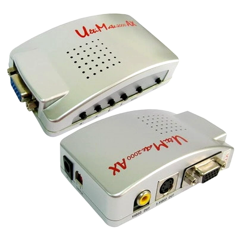 OEM Universal Pc To Tv (vga To Av ) Converter Box