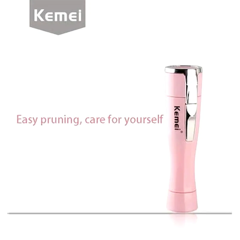 KEMEI Μίνι Αποτριχωτική Μηχανή KEMEI ΚΜ - 1012 Ροζ