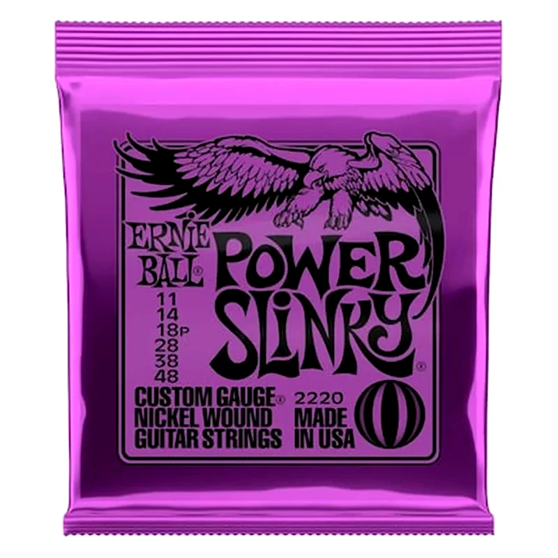 ERNIE BALL Σετ 6 Χορδές Ηλεκτρικής Κιθάρας Ernie Ball Power Slinky 011-048