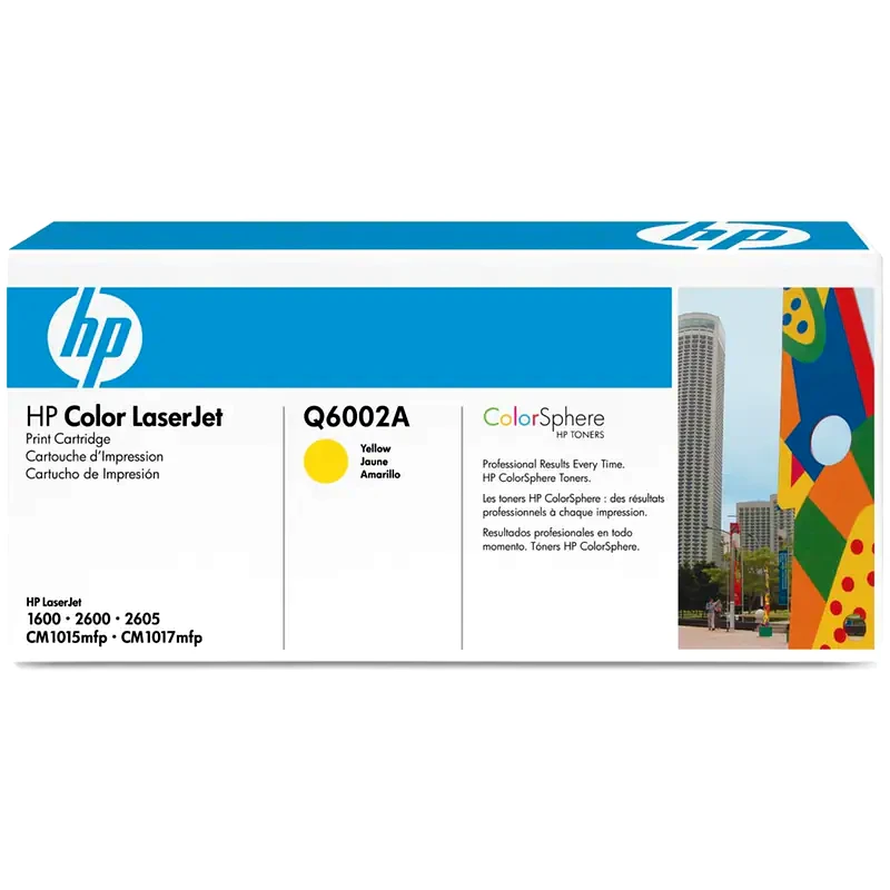 HP Toner HP 124A Q6002A - Yellow