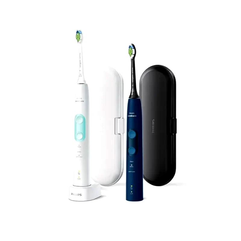 PHILIPS Σετ Ηλεκτρικές Οδοντόβουρτσες PHILIPS Sonicare ProtectiveClean 5100 HX6851/34 - Λευκό/Μπλε