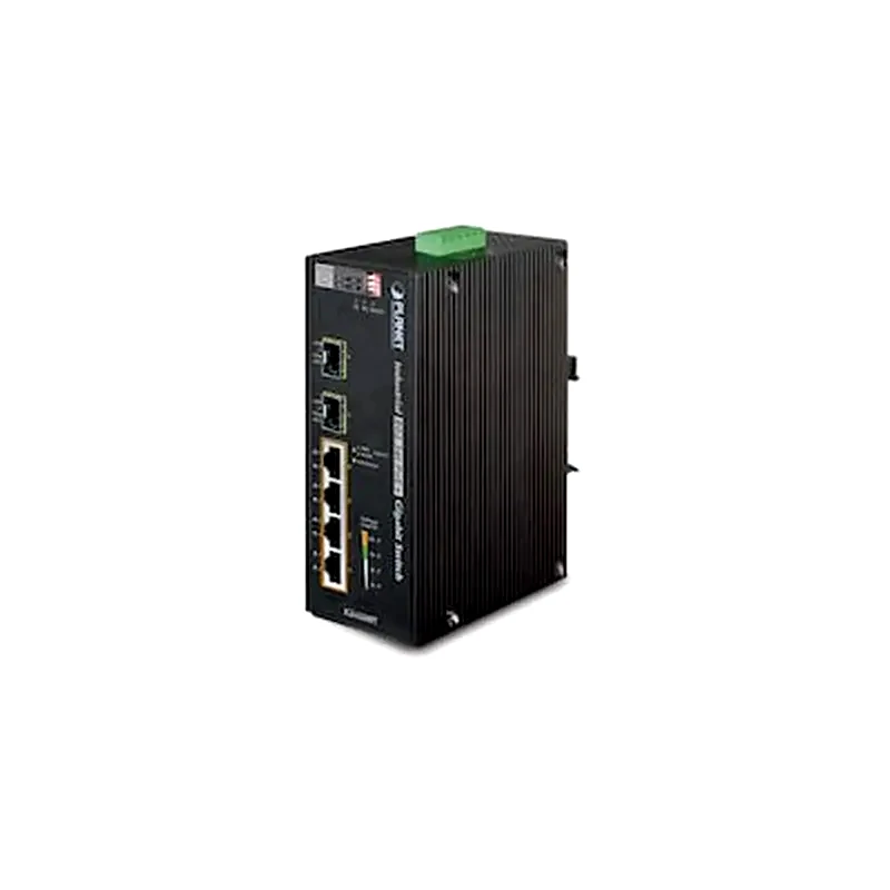 PLANET TECHNOLOGY CORP. Network Switch Planet Industrial 4-port 10/100/1000t 802.3at Poe + 2-port