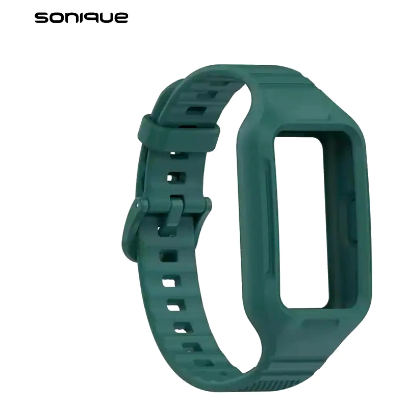Λουράκι Σιλικόνης για Huawei Band 6/7 - Πράσινο Σκούρο