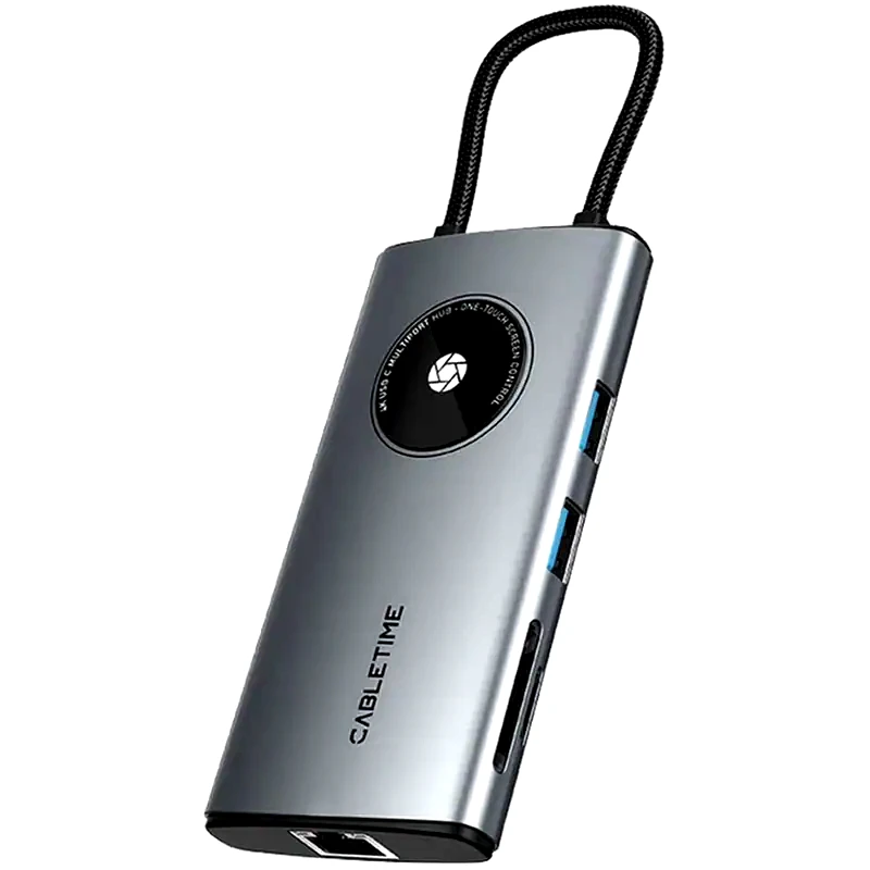 DELOCK Docking Station Delock 2x HDMI/1x USB συμβατό με USB-C - Γκρι