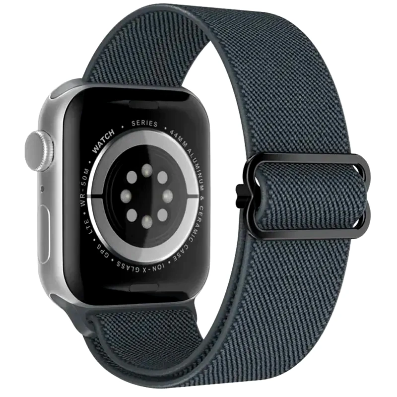 Λουράκι Sonique Elastic Nylon Loop Sport Band για Apple Watch 38/40/41mm - Σκούρο Γκρι