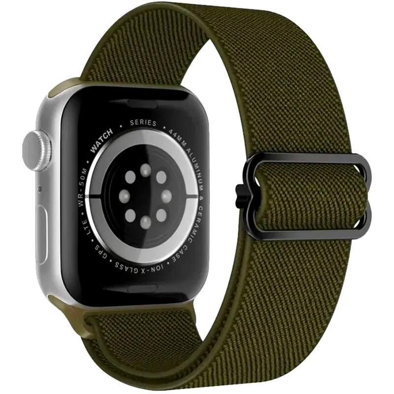 Λουράκι Sonique Elastic Nylon Loop Sport Band για Apple Watch 38/40/41mm - Χακί