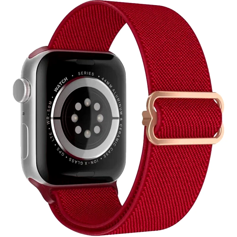 Λουράκι Sonique Elastic Nylon Loop Sport Band για Apple Watch 38/40/41mm - Κόκκινο