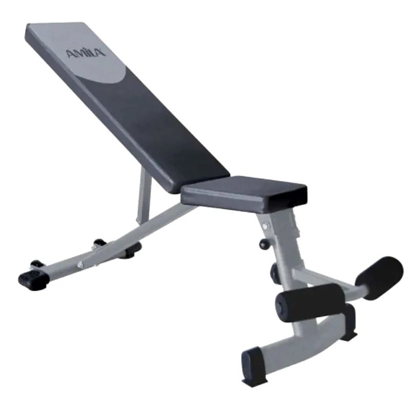 Ρυθμιζόμενος Πάγκος Γυμναστικής Amila 44244 125x45x45-98cm - Μαύρο