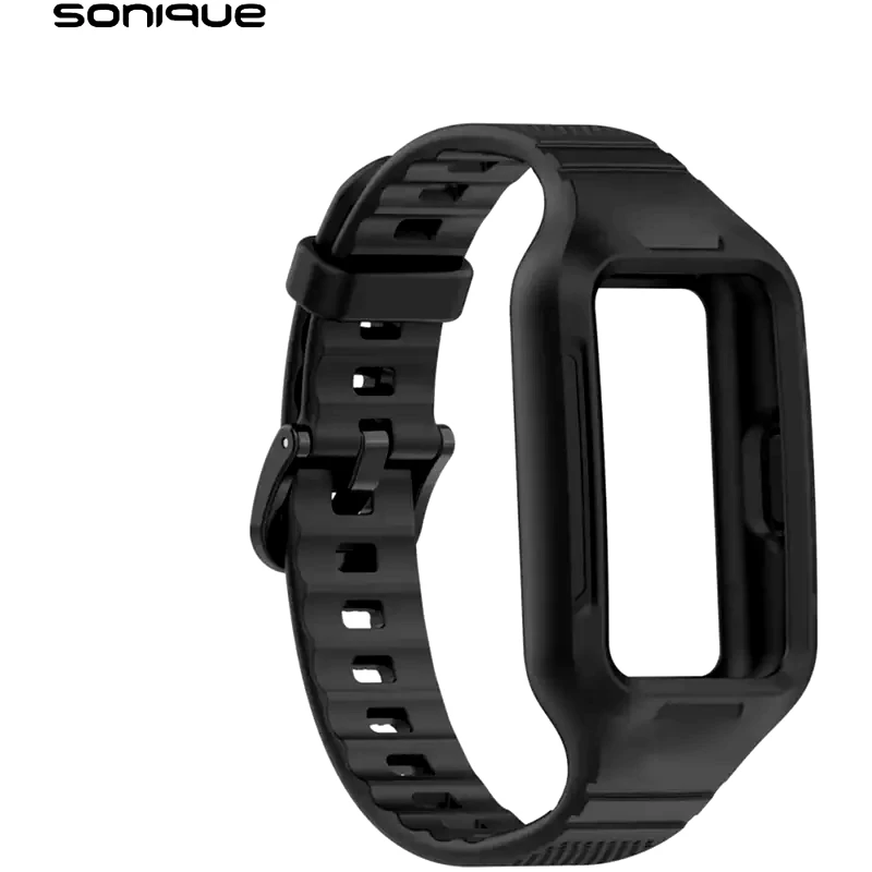 Λουράκι Σιλικόνης για Huawei Band 6/7 - Μαύρο
