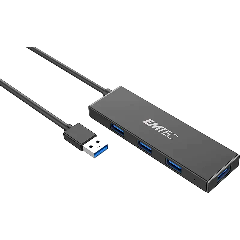 EMTEC Emtec T620A USB Hub 4-Port USB 3.0 συμβατό με USB-A