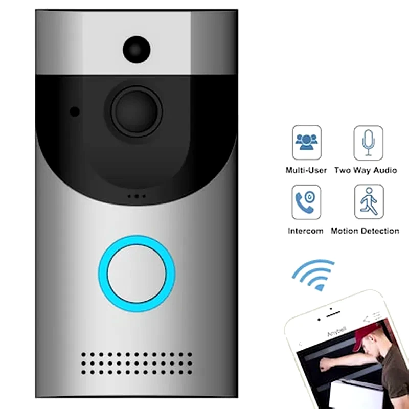 OEM Ασύρματο Κουδούνι Πόρτας Με Κάμερα 720p Video Doorbell V5