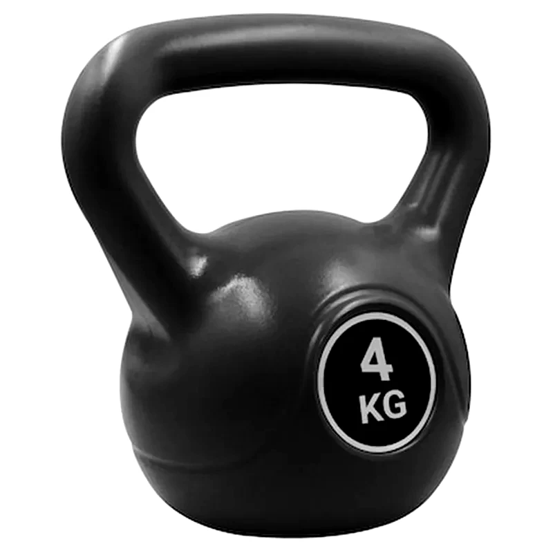 PURE2IMPROVE Kettlebell Pure2Improve 4 kg από Τσιμέντο Μαύρο