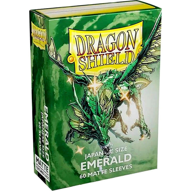 DRAGON SHIELD Dragon Shield Sleeves Japanese Small Size - Matte Emerald (60 Sleeves)