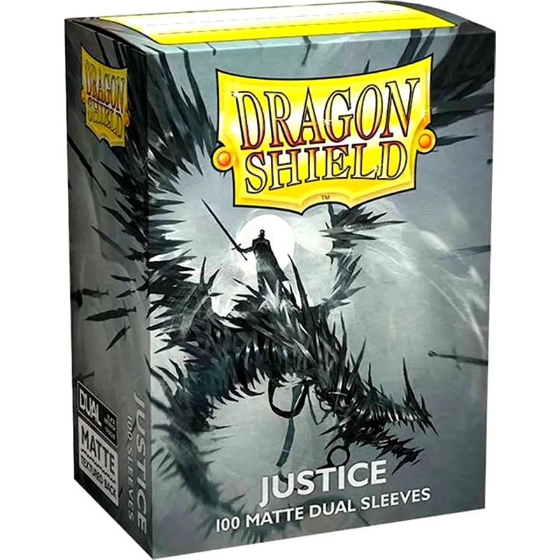 ARCANE TINMEN Justice Dragon Shield Sleeves Standard Size Matte Dual (100 Sleeves)