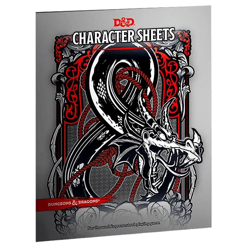 WIZARDS OF THE COAST Dungeons And Dragons 5 : Character Sheets