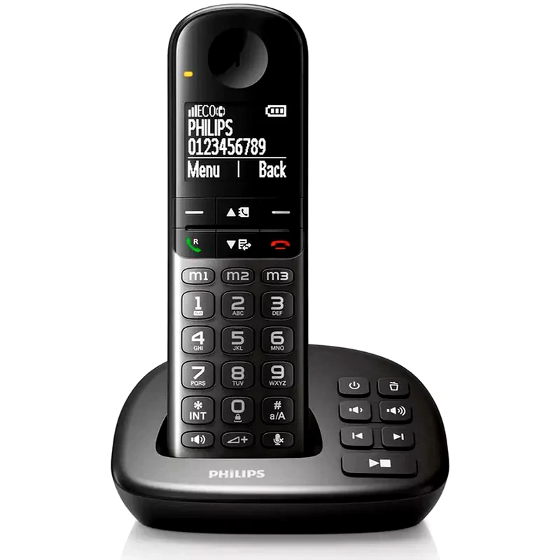PHILIPS Ασύρματο Τηλέφωνο Philips XL4951DS/34 - Black