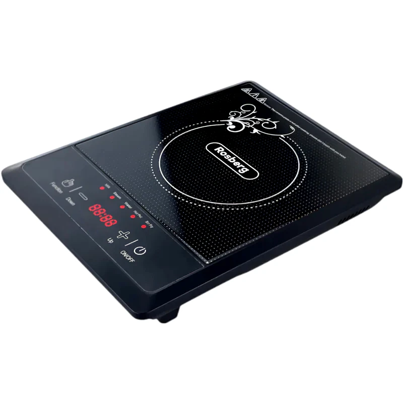 ROSBERG Επιτραπέζια Εστία Επαγωγική ROSBERG R51445J 2000 W Μαύρο