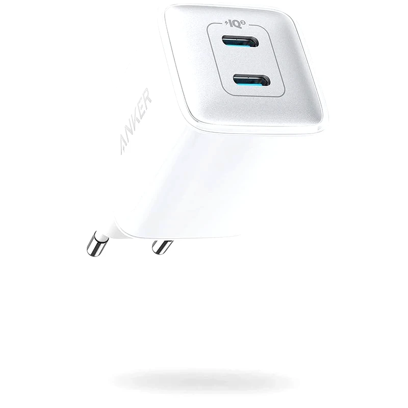 ANKER Φορτιστής Πρίζας Anker 521 Nano Pro 2x USB-C 40W - Λευκό (a2038g21)
