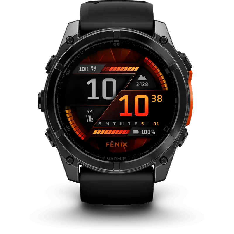 GARMIN Smartwatch Garmin Fenix 8 51mm - Slate Gray with Black Silicone Band