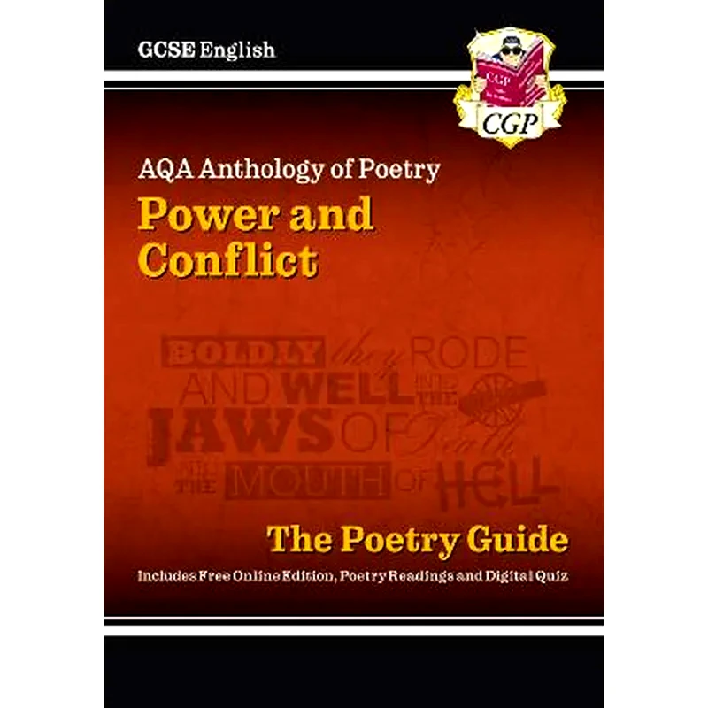 New GCSE English AQA Poetry Guide - Power Conflict Anthology inc. Online Edition, Audio Quizzes