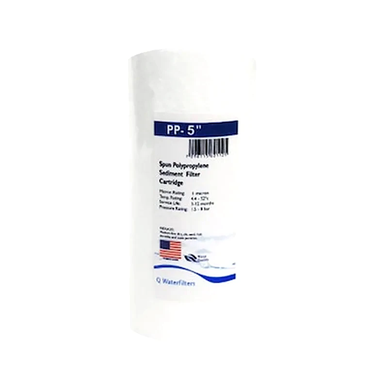 QWATERFILTERS Ανταλλακτικό Φίλτρο Πολυπροπυλενίου 5 Pp-1 Micron