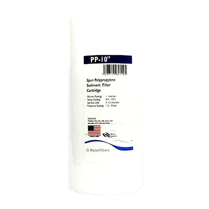 QWATERFILTERS Ανταλλακτικό Φίλτρο Πολυπροπυλενίου Big-blue Pp-10 1 M