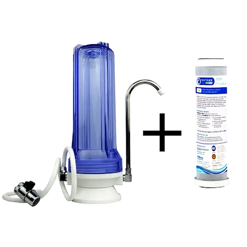 QWATERFILTERS Φίλτρο Άνω Πάγκου + Ανταλλακτικό Matrikx Cto 5 Micron