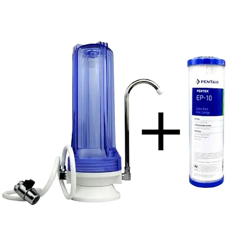 QWATERFILTERS Φίλτρο Άνω Πάγκου + Pentair Pentek Ep-10 5 Micron