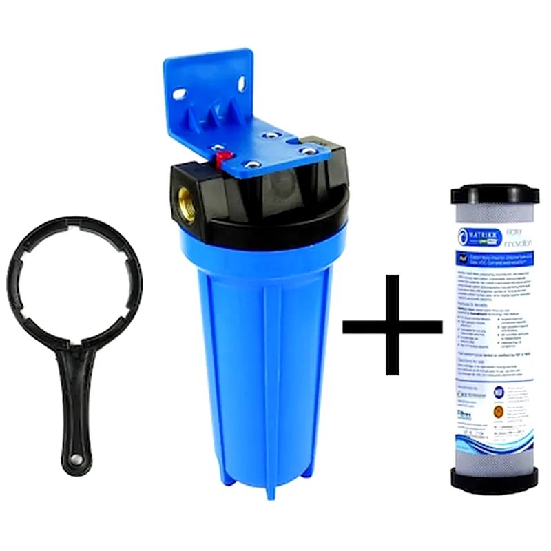 QWATERFILTERS Φίλτρο Κάτω Πάγκου Qucf-10 Blue + Matrikx Pb1 0,5 Μm