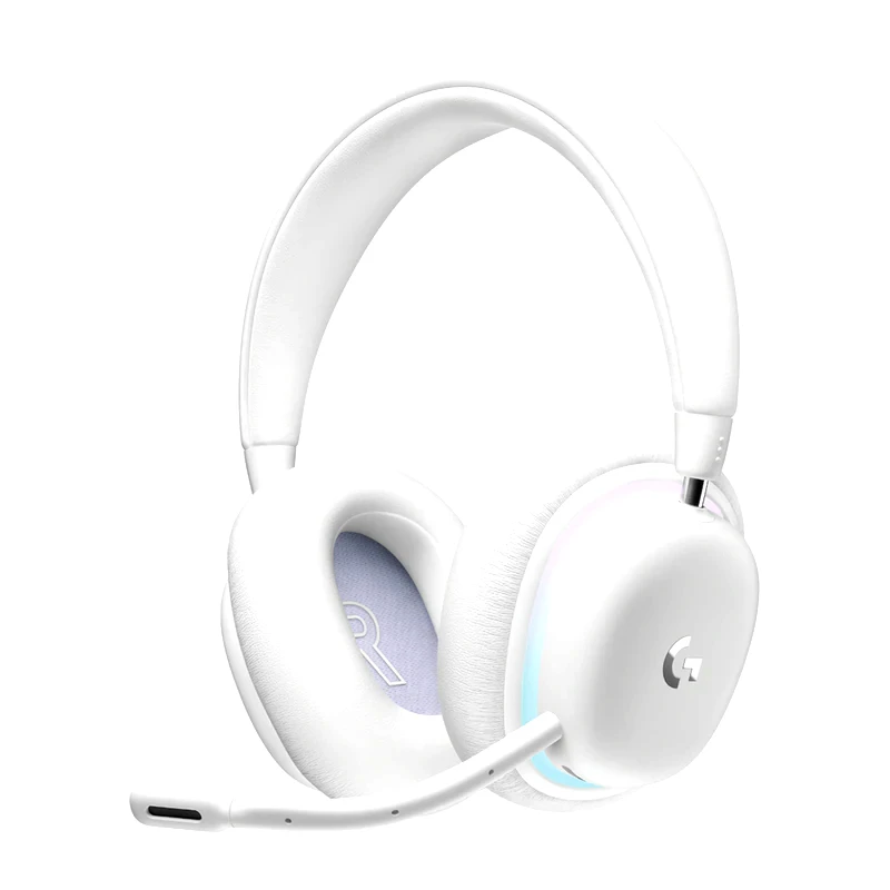 LOGITECH Logitech G G735 Gaming Ασύρματα Ακουστικά 2.4 GHz/Bluetooth/3.5mm - White Mist